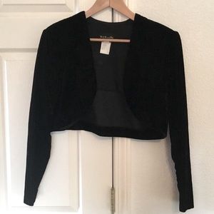 Vintage Velvet Bolero Jacket